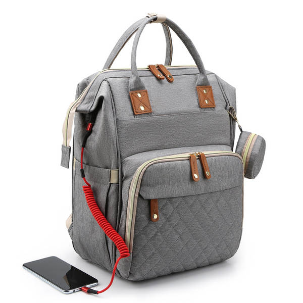 Bolsa de fraldas portátil para mães