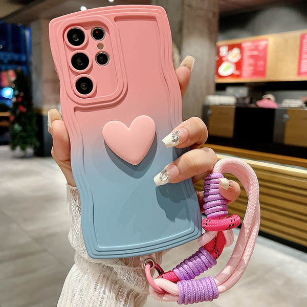 Aplicável Samsung S24ultra Telemóvel Shell a73 amor s23 corda A54 protecção contra queda S23fe s22a34