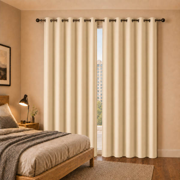 Cortinas de alta iluminação perforadas de isolamento solar do quarto para uso doméstico cortinas simples transfronteiriças grossistas
