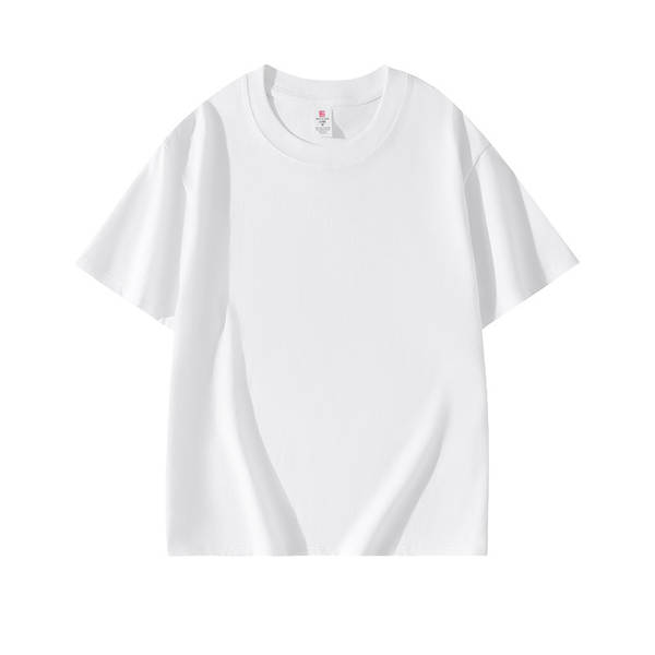Guangdong Ware 2025 Verão limpo e fresco 695#220 gramas de algodão puro de ombro curto T-shirt 14 cor