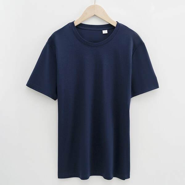 Camiseta masculina de algodão branca