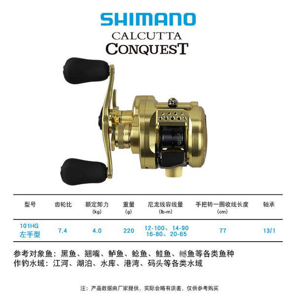 Shimano lança CQ Calcutta Conquest