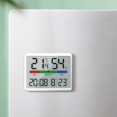 Novo relógio LED de projeção simples transfronteiriço de grande fonte de relógio eletrônico com relógio digital com temperatura 8013