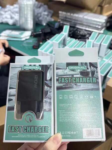 120W Duplo PD + Duplo Carregador USB 5V2A12W para Apple Huawei Smartphone Duplo Tipo Cabeça de Carregador