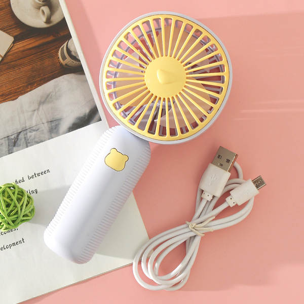 Novo verão fresco livre portátil ventilador de mão mini USB carregável portátil desktop ventilador elétrico