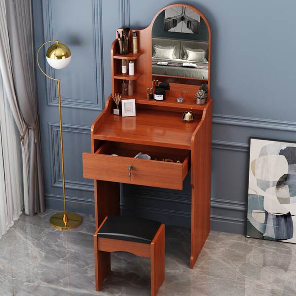 Dressing case mesa de maquiagem quarto mesa de maquiagem moderna simples mesa de maquiagem pequena