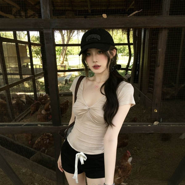 T-Shirt de Verão - Camiseta de Verão com Camiseta de Verão