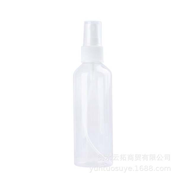 Venda por atacado 30ml 50ml 100ml garrafas de pulverização transparentes PET garrafas de plástico garrafas de distribuição de garrafas de pulverização de álcool