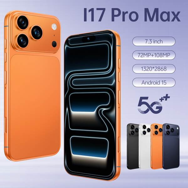 Telemóvel transfronteiriço novo i17 ProMax smartphone 7.3 polegadas 4+64G telemóvel Android TK venda quente