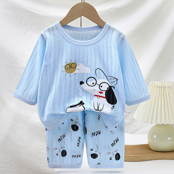 Conjunto de Pijama Infantil de Algodão