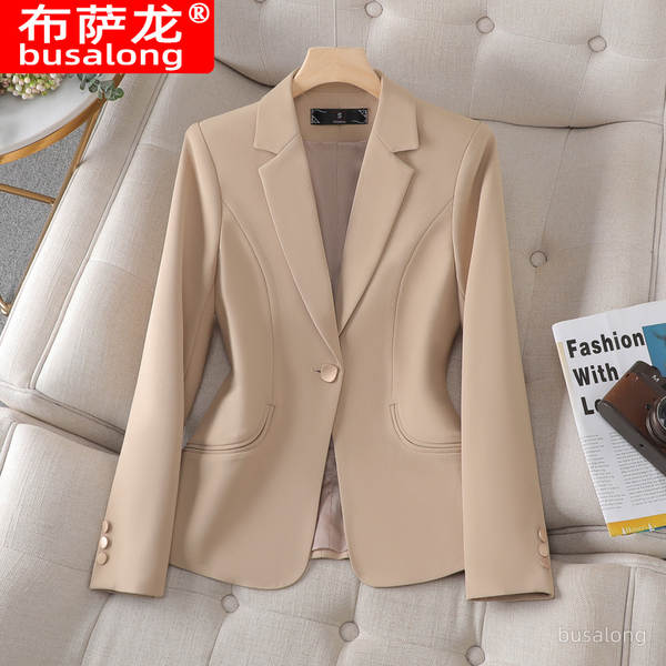 Nova camisa de roupa de trabalho da Busalong para mulheres com mangas compridas 8305