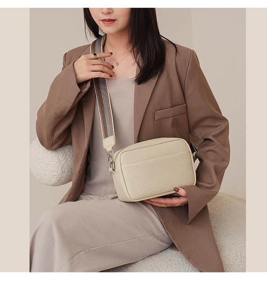 Bolsa feminina de couro PU preta