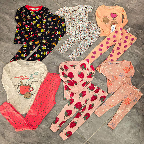 Car*ters nova roupa de casa para crianças 2 peças de roupa de cama para bebês de algodão puro