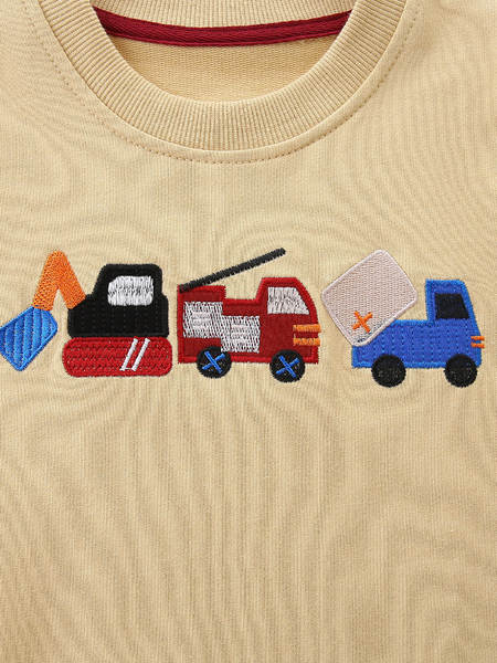 Moletom infantil estampado com carro