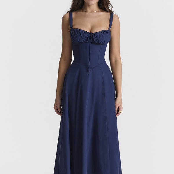 2026 Verão Novo Transfronteiriço Europeu e Americano Roupa de Mulher de Comércio Exterior Roupa de Mulher Francesa de vestido sem mangas