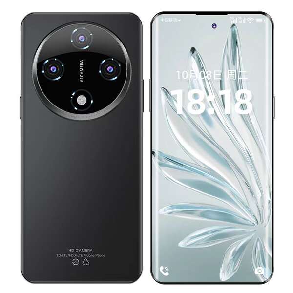 Novo X200Pro de tela curva smartphone impressão digital dupla cartão de 7,9 polegadas de tela grande fabricante de celulares Android venda direta