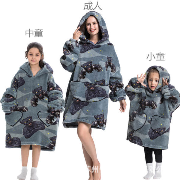Vestido de frio para usar tapete franco-britânico camisa de esporte super grande camisa de segurança de cabeça preguiçoso tapete de televisão espessa