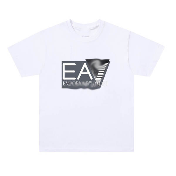 Camiseta Masculina Curta de Algodão