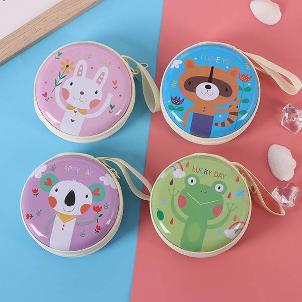 Pochete para moedas e chaves em forma de animal
