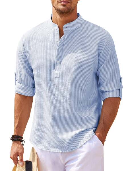 2025 Camiseta masculina europeia com mangas compridas com mangas abertas de pâncreas T-shirt masculino de lazer camisa de luxo de atacado