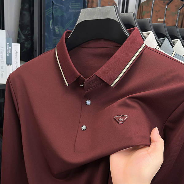 Camisa Polo Longa Manga Masculina
