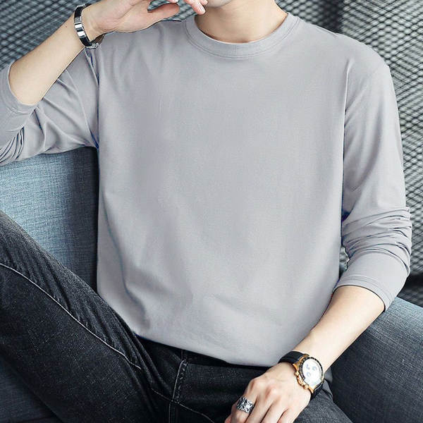 Camiseta Masculina de Manga Longa