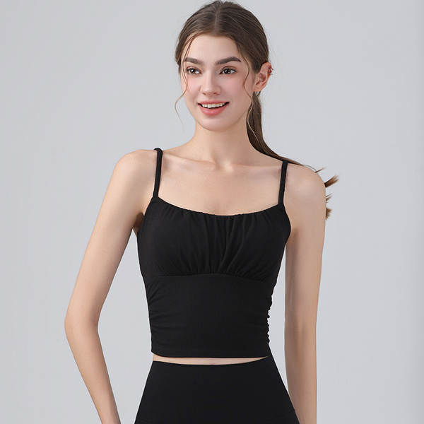 Top de Yoga Feminino com Acolchoamento