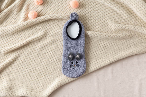 Meias de Inverno Antiderrapantes Femininas