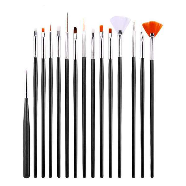 Pincel de esmalte 15 unidade