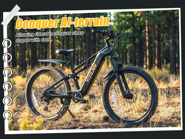 VITILAN M5 bicicletas elétricas 27.5" x 2.8" 15AH