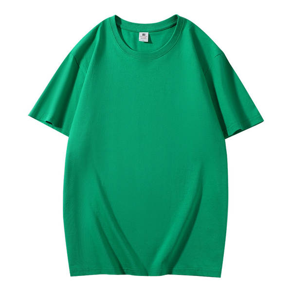 180g T-shirts de algodão puro para homens T-shirts culturais puros personalizados T-shirts de trabalho impressos logo atacado