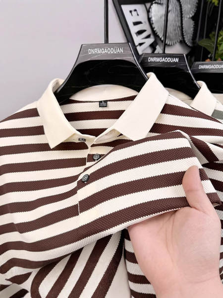 2025 Nova linha de luxo luxuoso homem de luxo pulseira curta pulseira POLO tendências de verão homens camisa de luxo