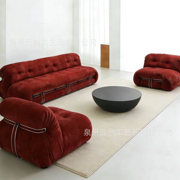 Cadeira de sofá de repouso contemporânea simples para cavalos designers estilo de sala de estar direto sofá de aço dentado sofá
