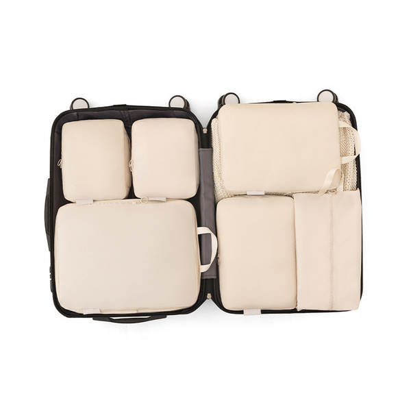 Sacos de memória de viagem de seis peças de compressão de roupas embalagem de bagagem de alta capacidade embalagem de lavagem embalagem de limpeza