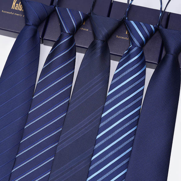 Azul Negócios Vestido de cor cinza profunda Azul Fácil de ser preguiçoso Cadeia de casamento do noivo