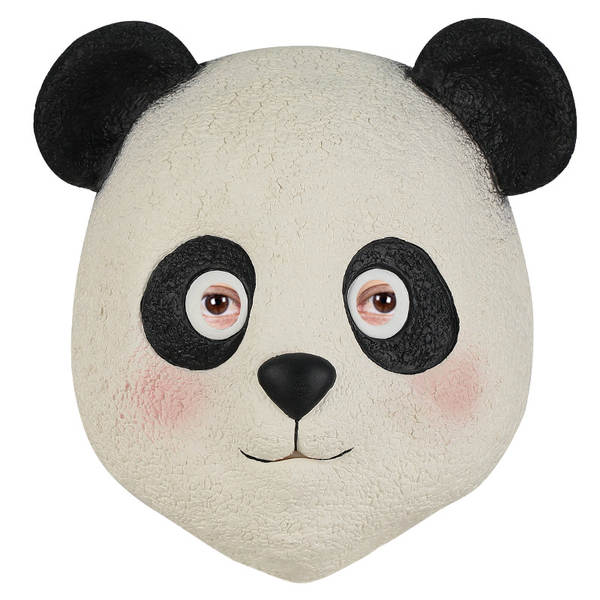 Halloween Crianças Personagens de Animação Vestir-se Panda Flores Máscaras Espetáculo Chapéu Animais Estranhos