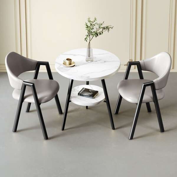Cadeira de café convencional do Nordic Milk Tea Building com recepção simples para casa de pequeno tamanho