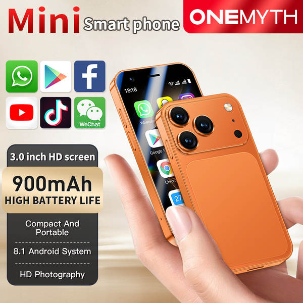 TK mini celular a17mini Android inteligente 3,0 polegadas de tela dupla placa de reposição para estudantes