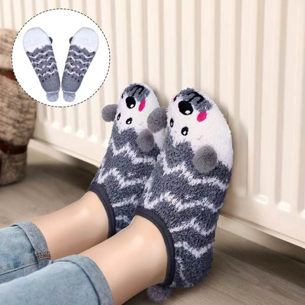 Meias de Inverno Antiderrapantes Femininas