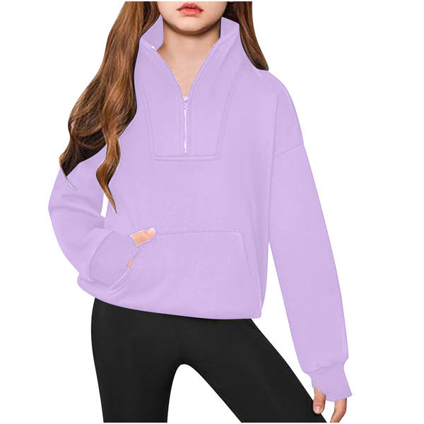 Blusa esportiva infantil de manga longa