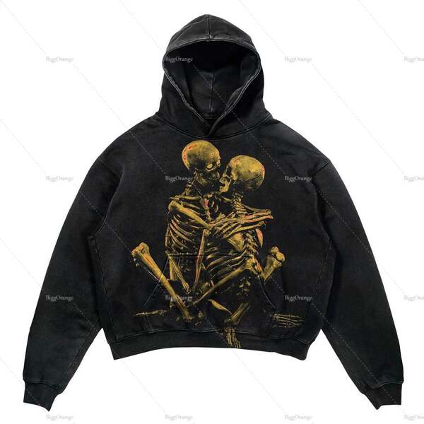 T-shirt e-commerce transfronteiriço Y2k T-shirt e-commerce T-shirt hip-hop 0versized T-shirt