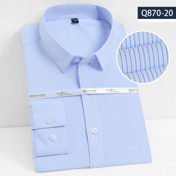 Camisa de bambu masculina longa manga