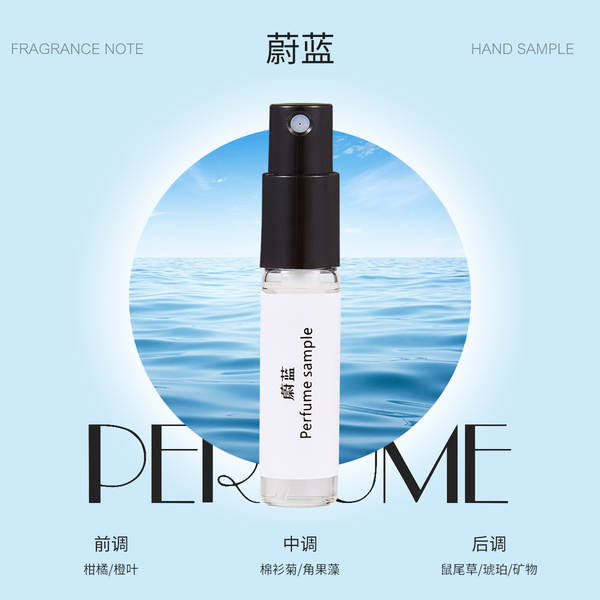 3ml Pequeno Perfumado Q Versão Cartão de Teste Homem Dama Permanente Natural Fragrância Portátil Presente Noite de Venda ao Varejo