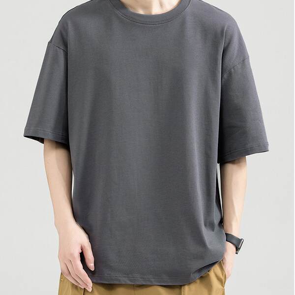 Camiseta masculina de algodão