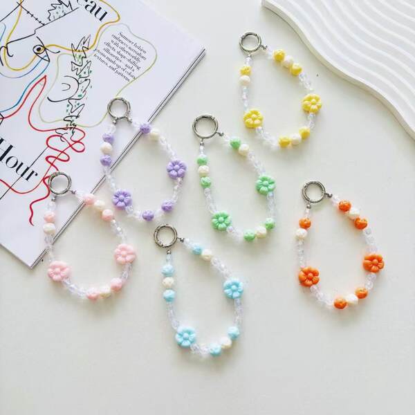 Pulseira de Contas Colorida