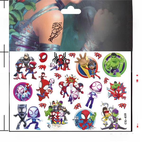 Tatuagem Temporária de Spiderman