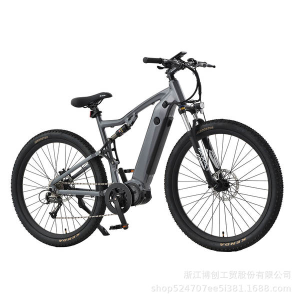 Bicicleta elétrica da Amazon com motor de oito lados