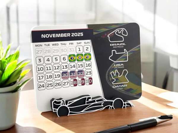 Novo calendário de corridas de Fórmula 1 2025 para o ano de 2025