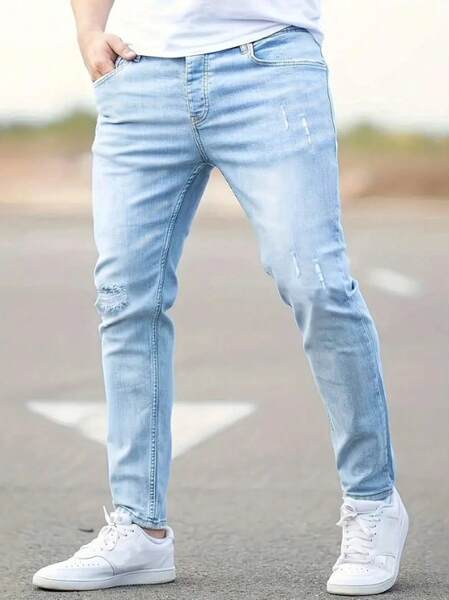 Calça Jeans Masculina Elástica