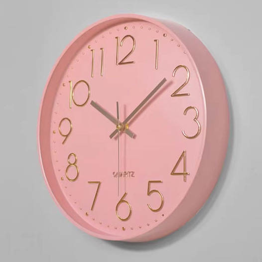 12 polegadas 30cm silencioso pendurado relógio relógio horário Amazon cross-border pendurado wall clock atacado